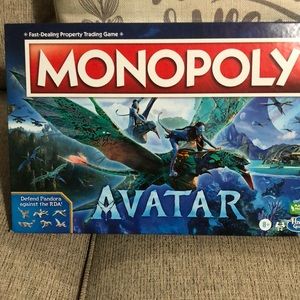 Avatar monopoly game NWOT